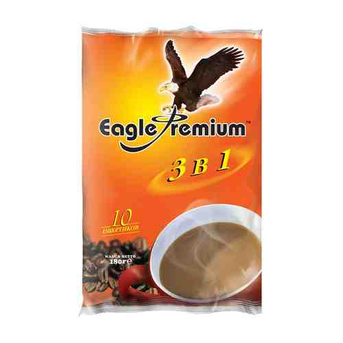 Кофе 3 в 1, EAGLE, 10 пакетиков, 180 г арт. 1702015
