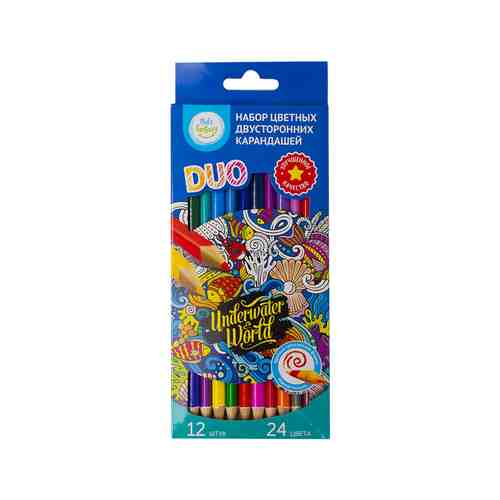 Набор цветных двусторонних карандашей, Kid's Fantasy, 12 шт., в ассортименте арт. 5700270