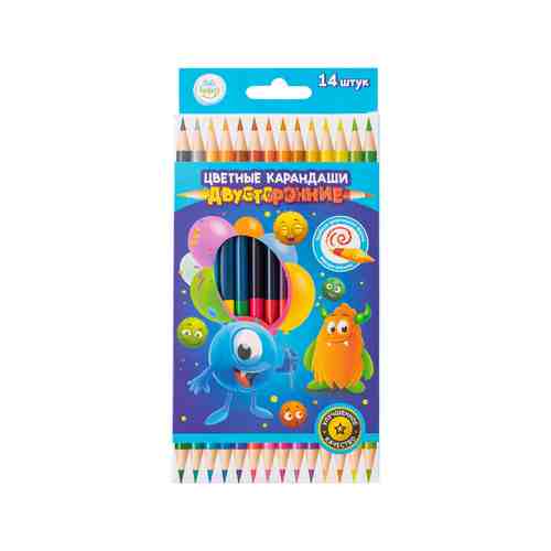 Набор цветных двусторонних карандашей, Kid`s Fantasy, 14 шт., в ассортименте арт. 5700129