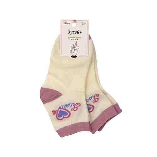 Носки для девочек, Зувэй, 2 пары, в ассортименте арт. 5510447