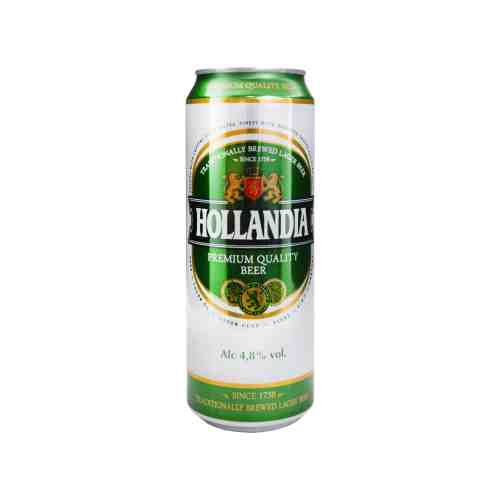 Пиво, Hollandia, 4,8%, 0,45 л арт. 1441055