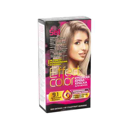 Стойкая крем-краска для волос, 5 в 1, EffectColor, 100 мл, в ассортименте арт. 3224105