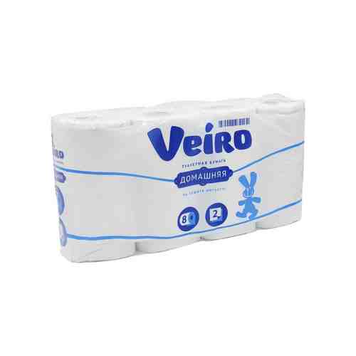 Туалетная бумага, Veiro, 2 слоя, 8 рулонов арт. 3130079